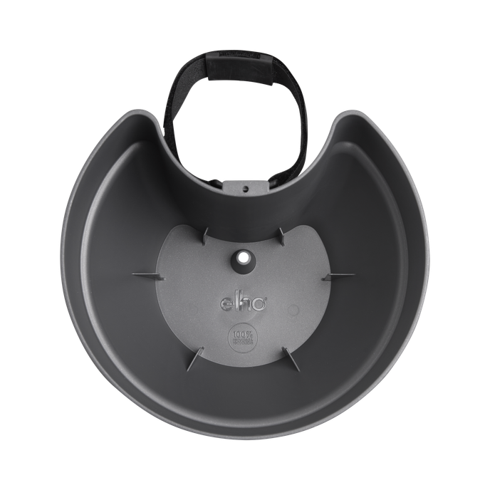 vibia campana pot gouttière 22cm anthracite